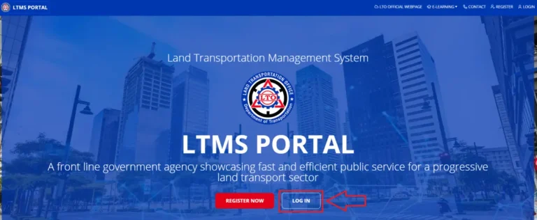 portal login interface